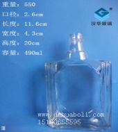 500ml長(zhǎng)方形玻璃酒瓶