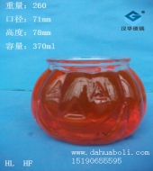 370ml笑臉玻璃燭臺(tái)