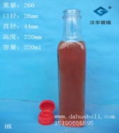 200ml長(zhǎng)方形麻油玻璃瓶