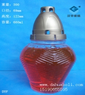 660ml出口玻璃燭臺(tái)