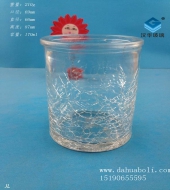 170ml裂紋玻璃燭臺(tái)