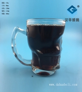 350ml骷髏頭把子啤酒玻璃杯