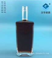 500ml絲口長(zhǎng)方形玻璃酒瓶