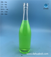 500ml透明玻璃白酒瓶